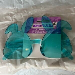 Festive Voice Novelty Glasses Bunny Easter 2 Pack Teal New Kids 650899